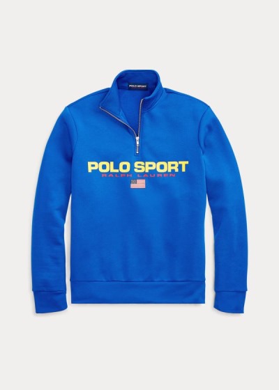 Sudaderas Polo Ralph Lauren Hombre Azules - Polo Sport Fleece - JOKIB0178